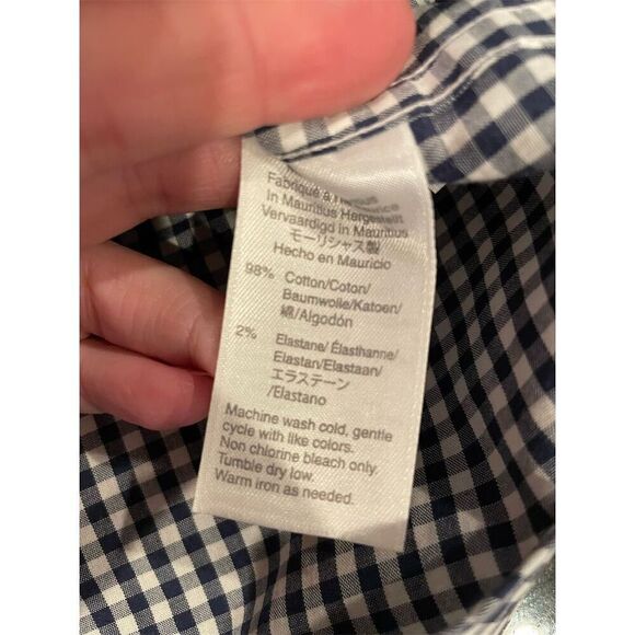 J.Crew Mercantile Men's M Black Check Slim Fit Button-Up Shirt - Picture 6 of 6